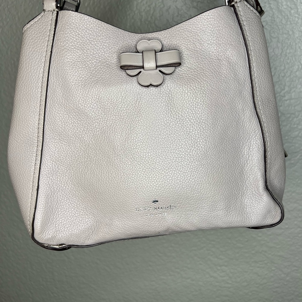 Kate Spade Talia Small Triple Compartment Satchel Soft Taupe - Picture 5 of 8